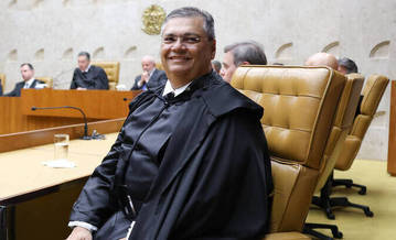 Ex-ministro da Justiça de Lula, Flávio Dino toma posse como ministro do STF em lugar de Rosa Weber (Fellipe Sampaio /SCO/STF - 22/02/2024)